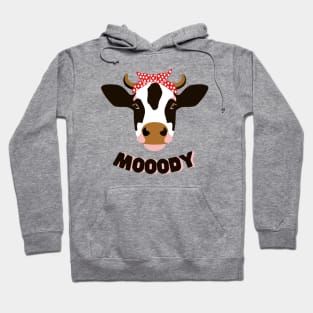 Moody cow Hoodie